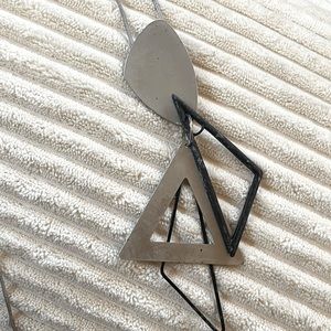 Longline Geometric Necklace